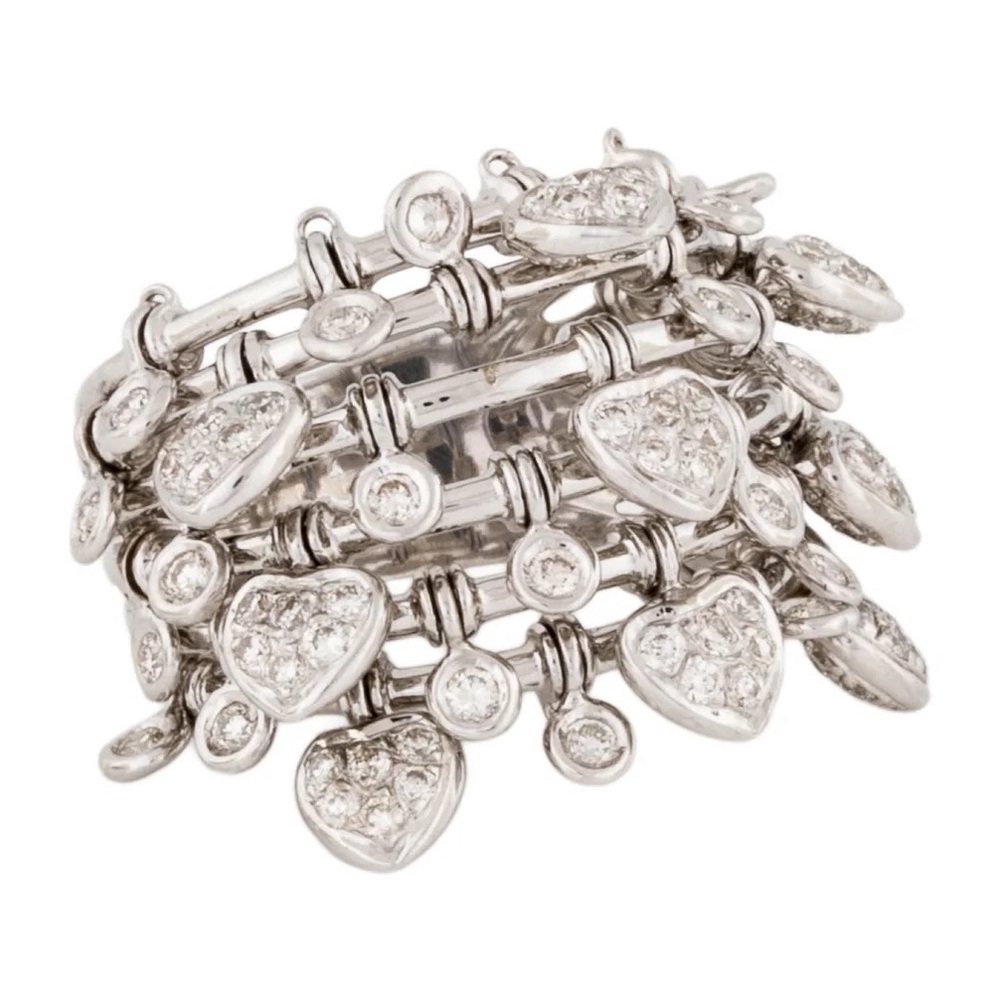 Elegant Diamond Statement Ring – 18K Gold (750) – 1.44 CTW